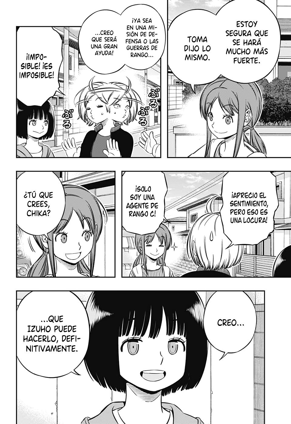 World Trigger Capitulo 199: El fin de la guerra de rango B. página 21