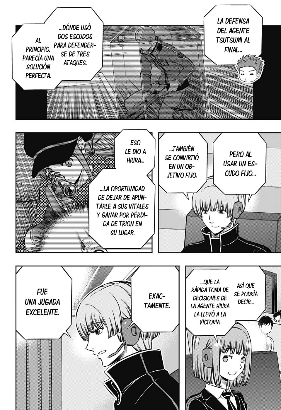 World Trigger Capitulo 199: El fin de la guerra de rango B. página 4