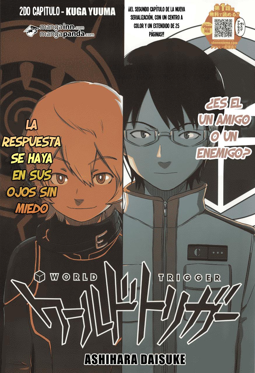 World Trigger Capitulo 2: Yūma Kuga página 2