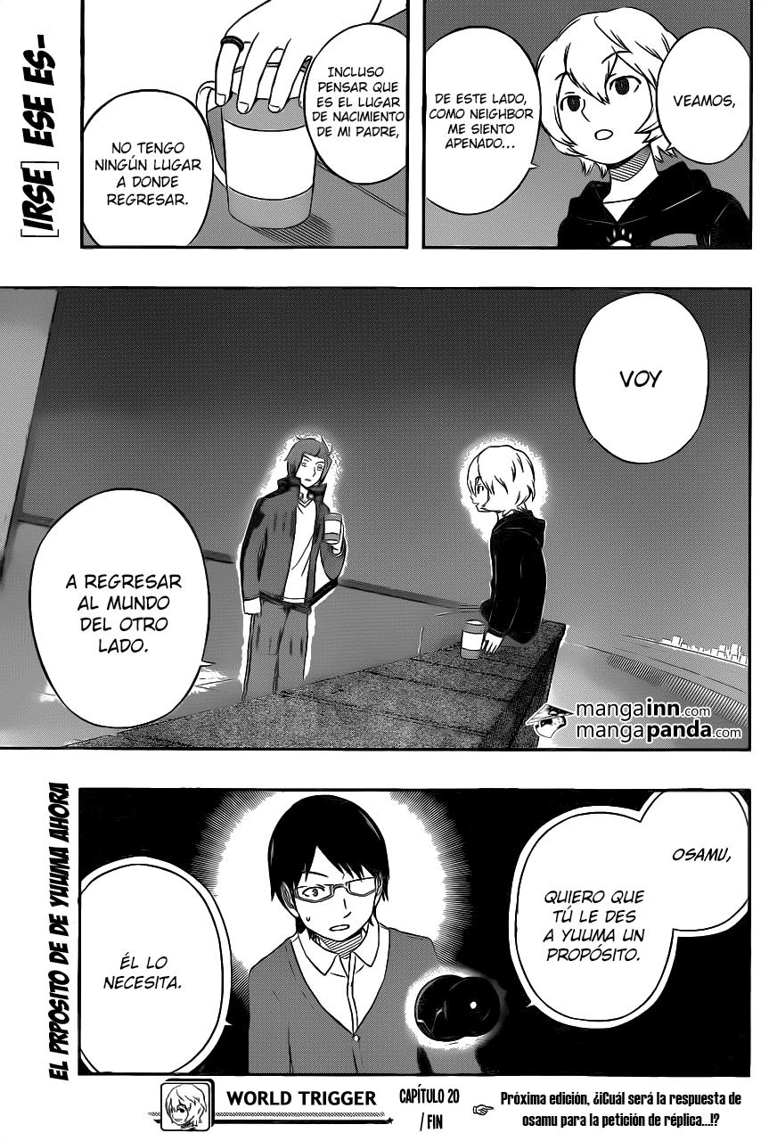 World Trigger Capitulo 20: Yūma Kuga (4) página 20
