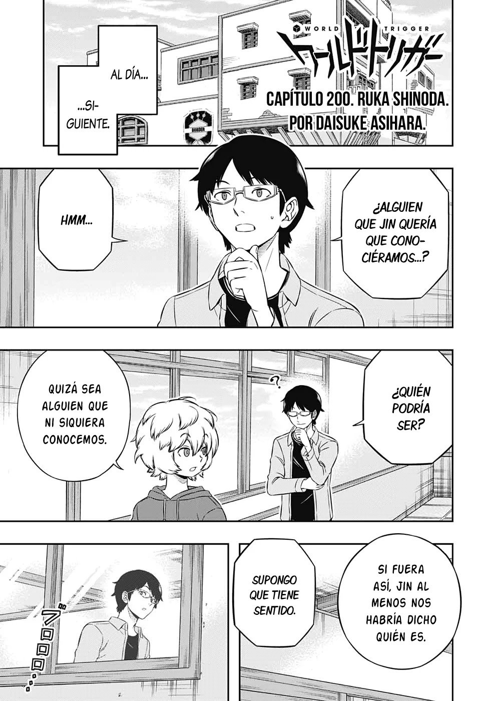 World Trigger Capitulo 200: Ruka Shinoda página 3