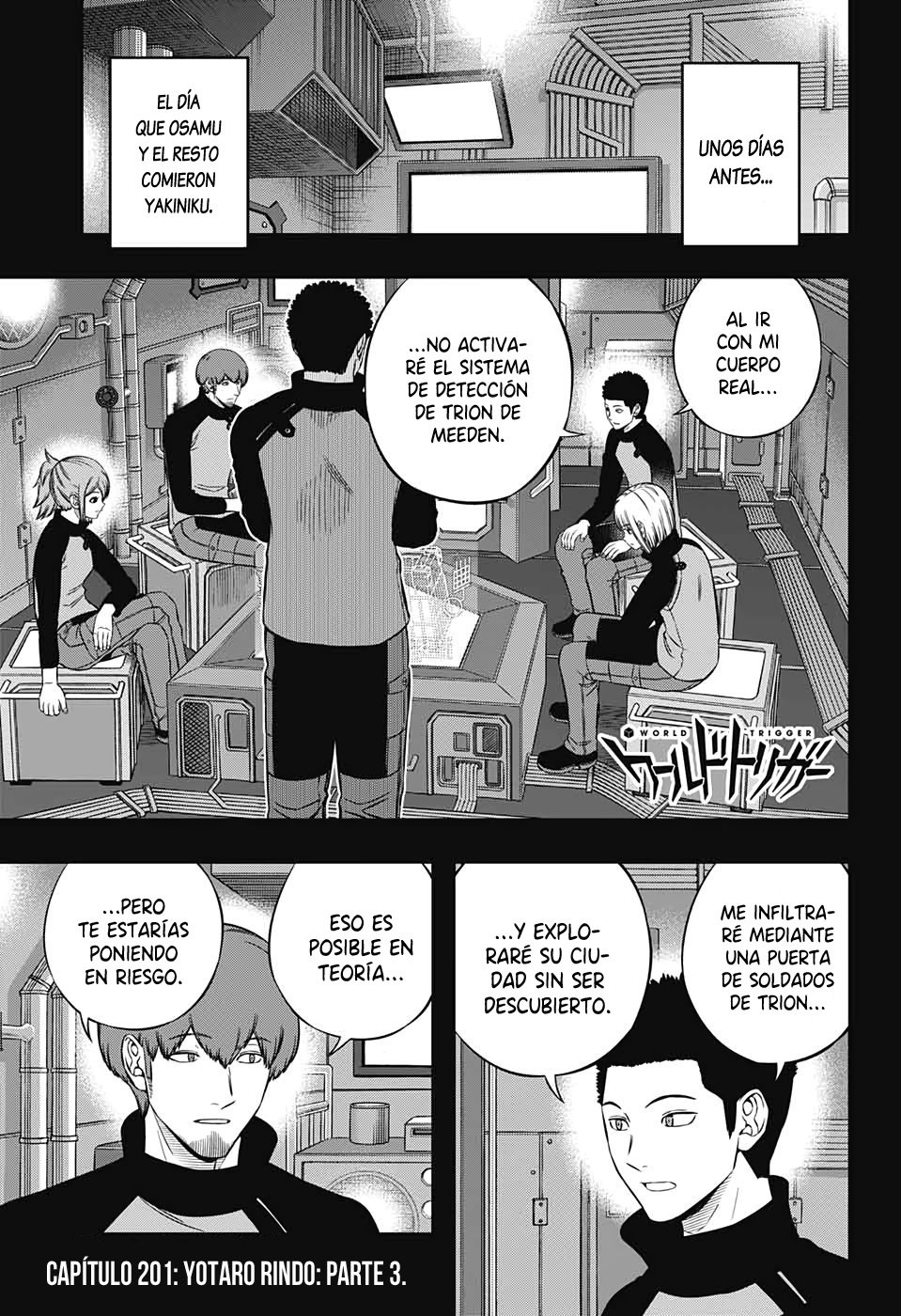 World Trigger Capitulo 201: Yotaro Rindo: Parte 3. página 3