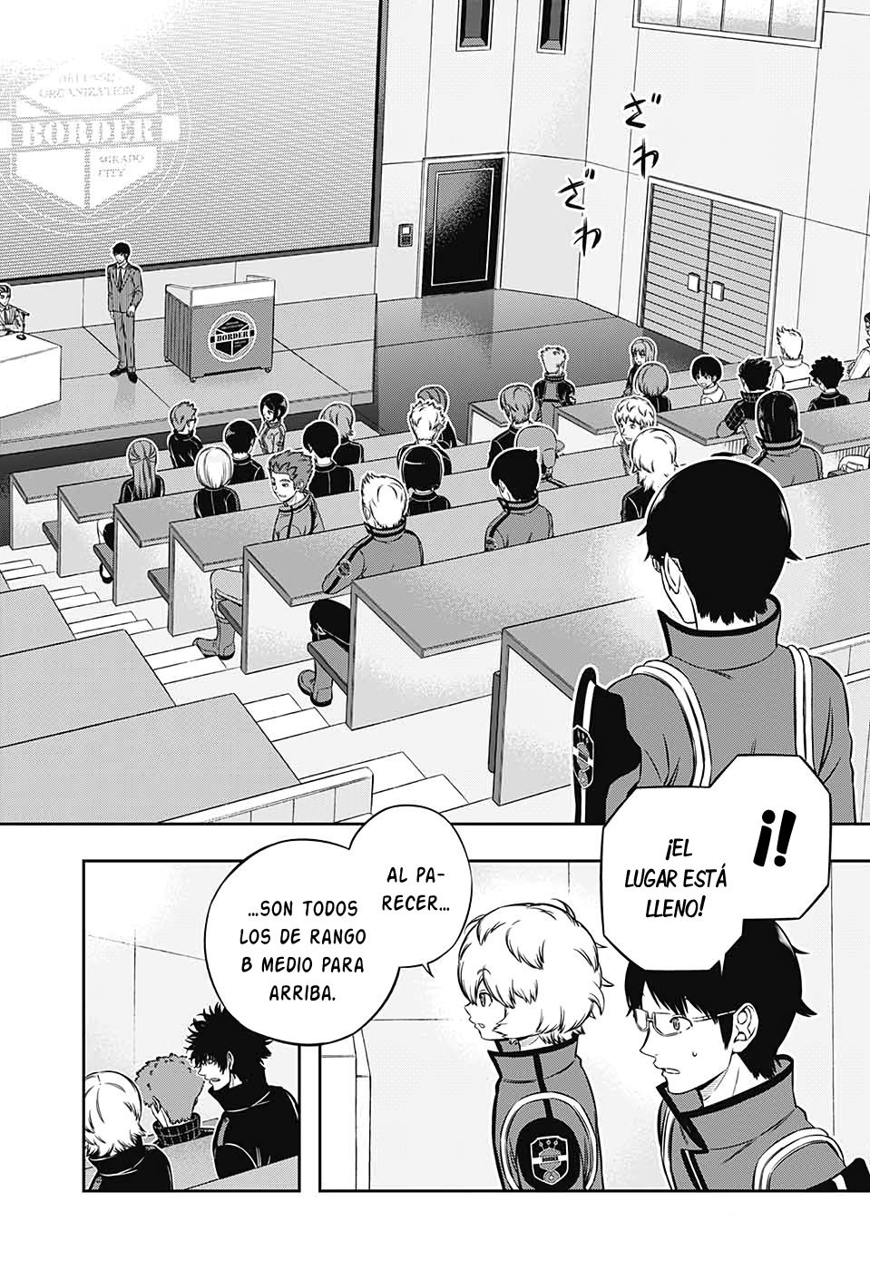 World Trigger Capitulo 203: La prueba de la misión expedicionaria. página 12