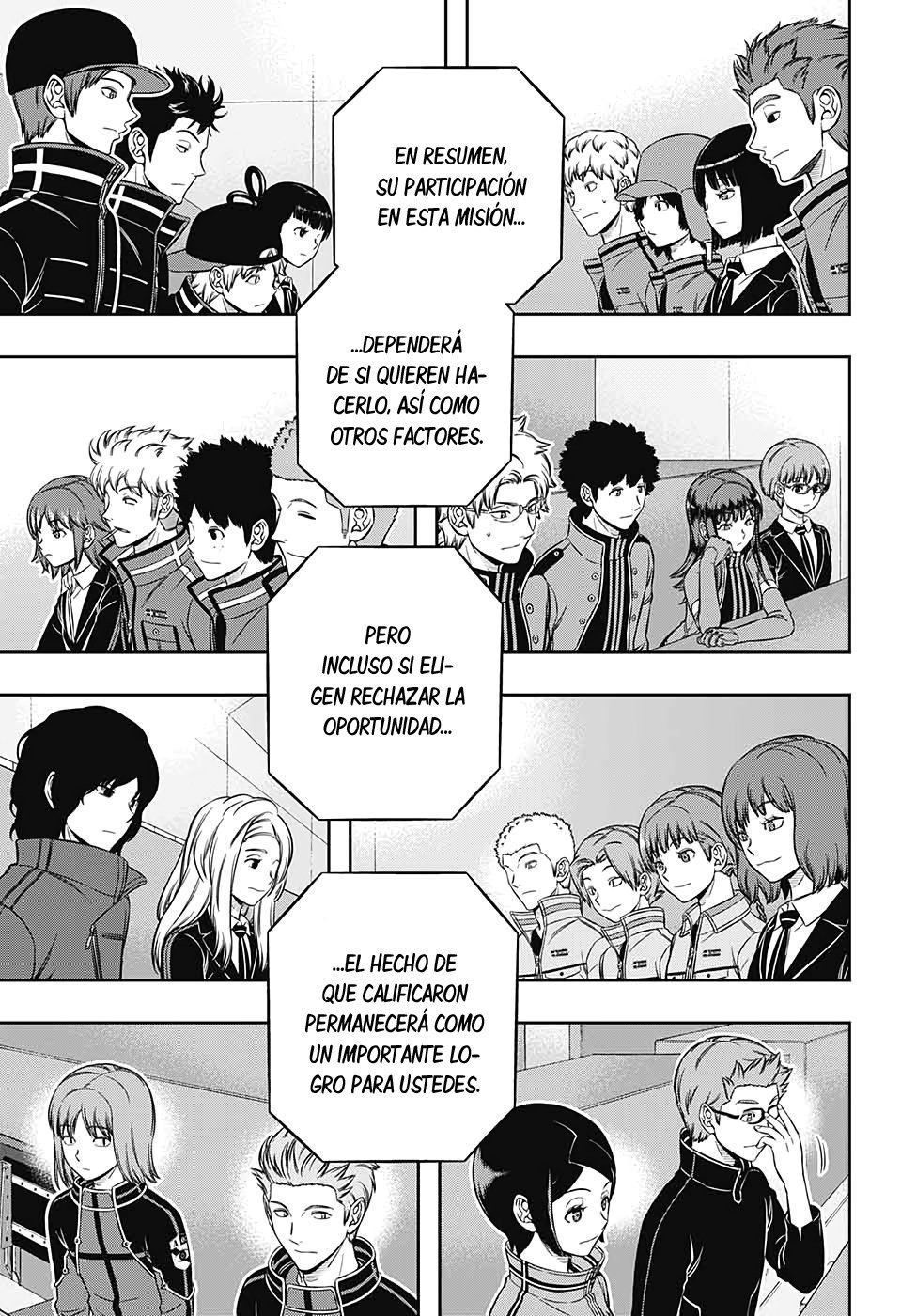 World Trigger Capitulo 203: La prueba de la misión expedicionaria. página 17