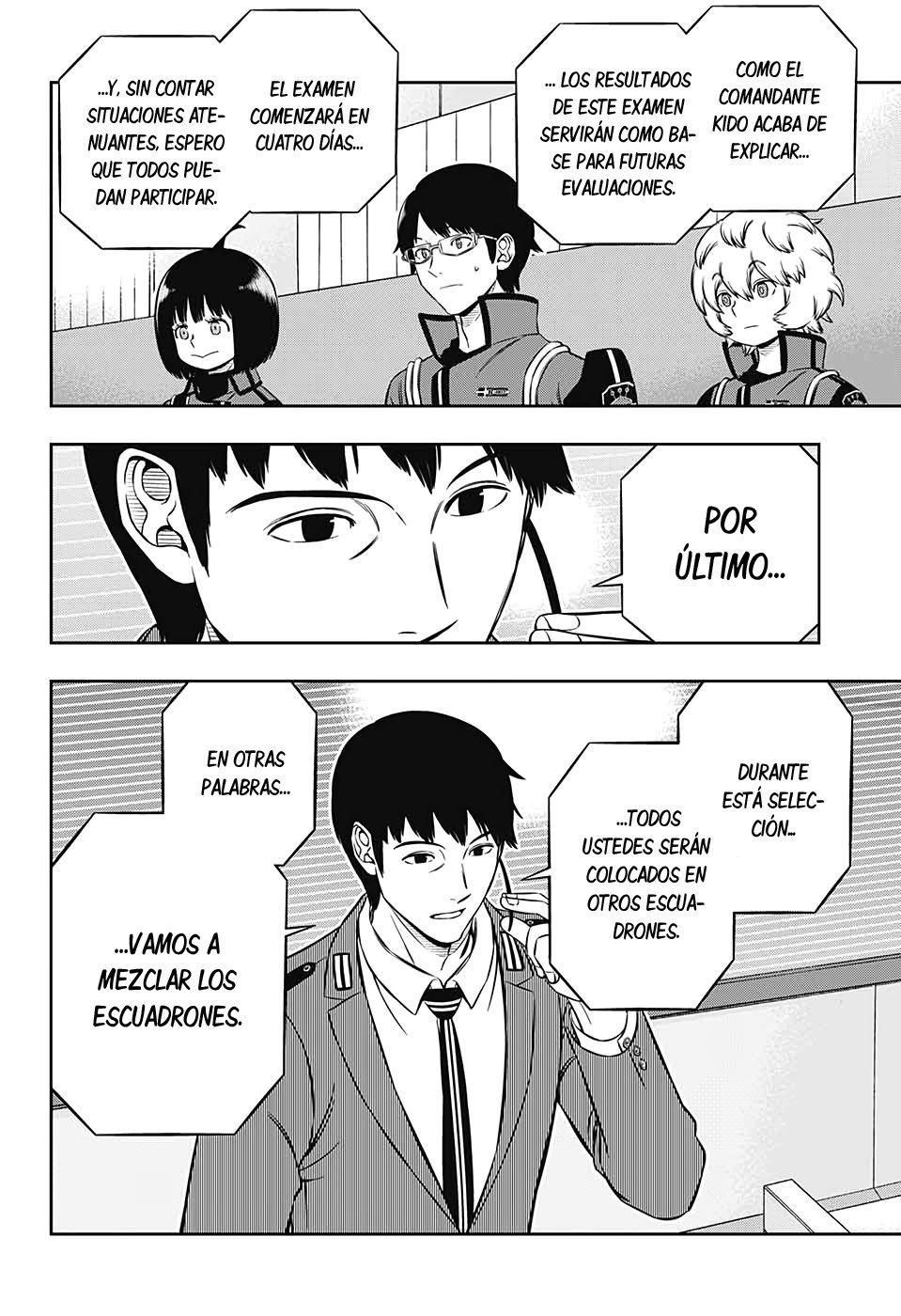 World Trigger Capitulo 203: La prueba de la misión expedicionaria. página 20