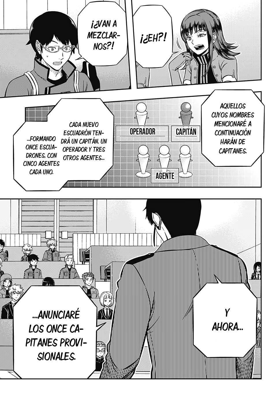 World Trigger Capitulo 203: La prueba de la misión expedicionaria. página 21