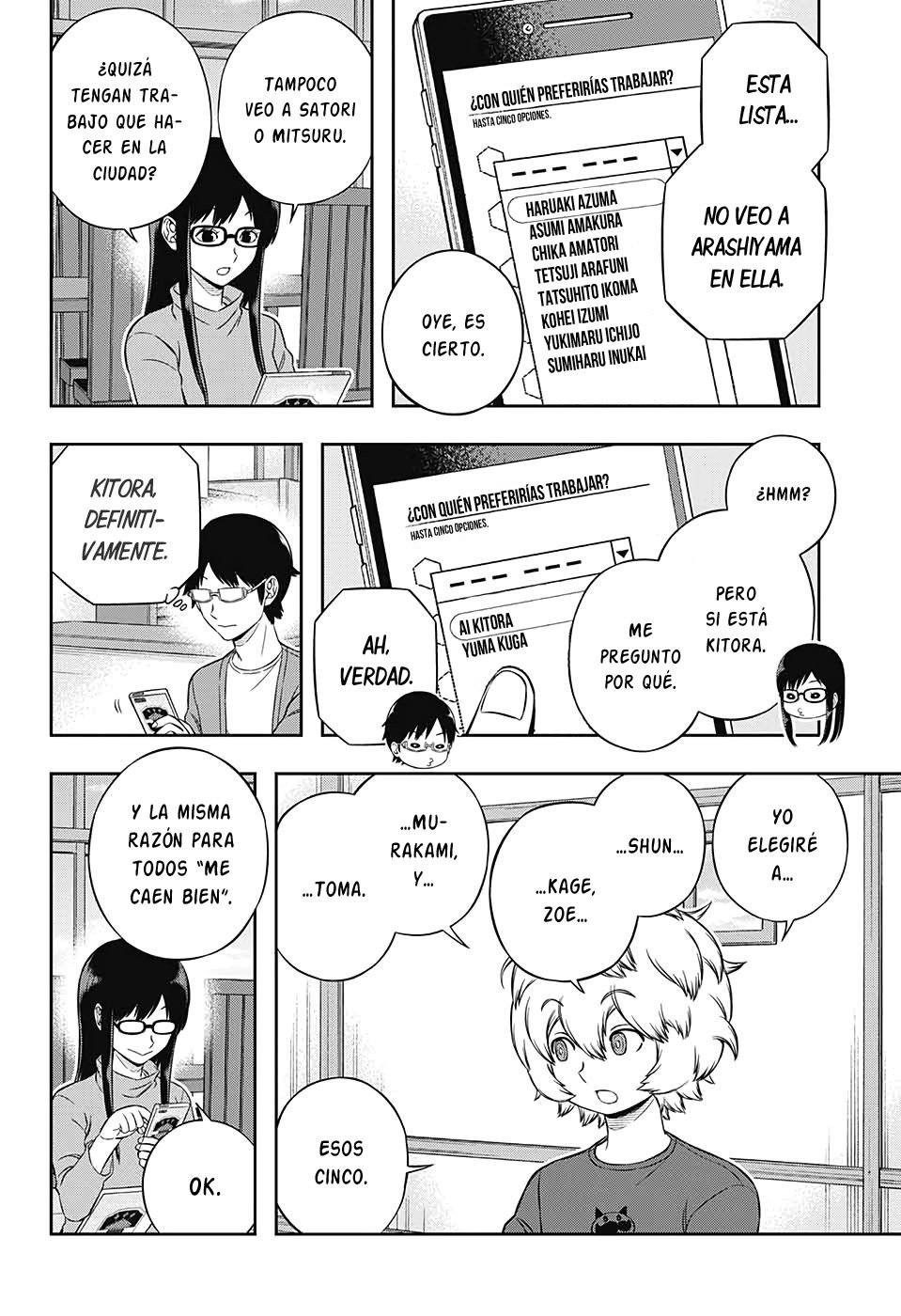 World Trigger Capitulo 203: La prueba de la misión expedicionaria. página 8