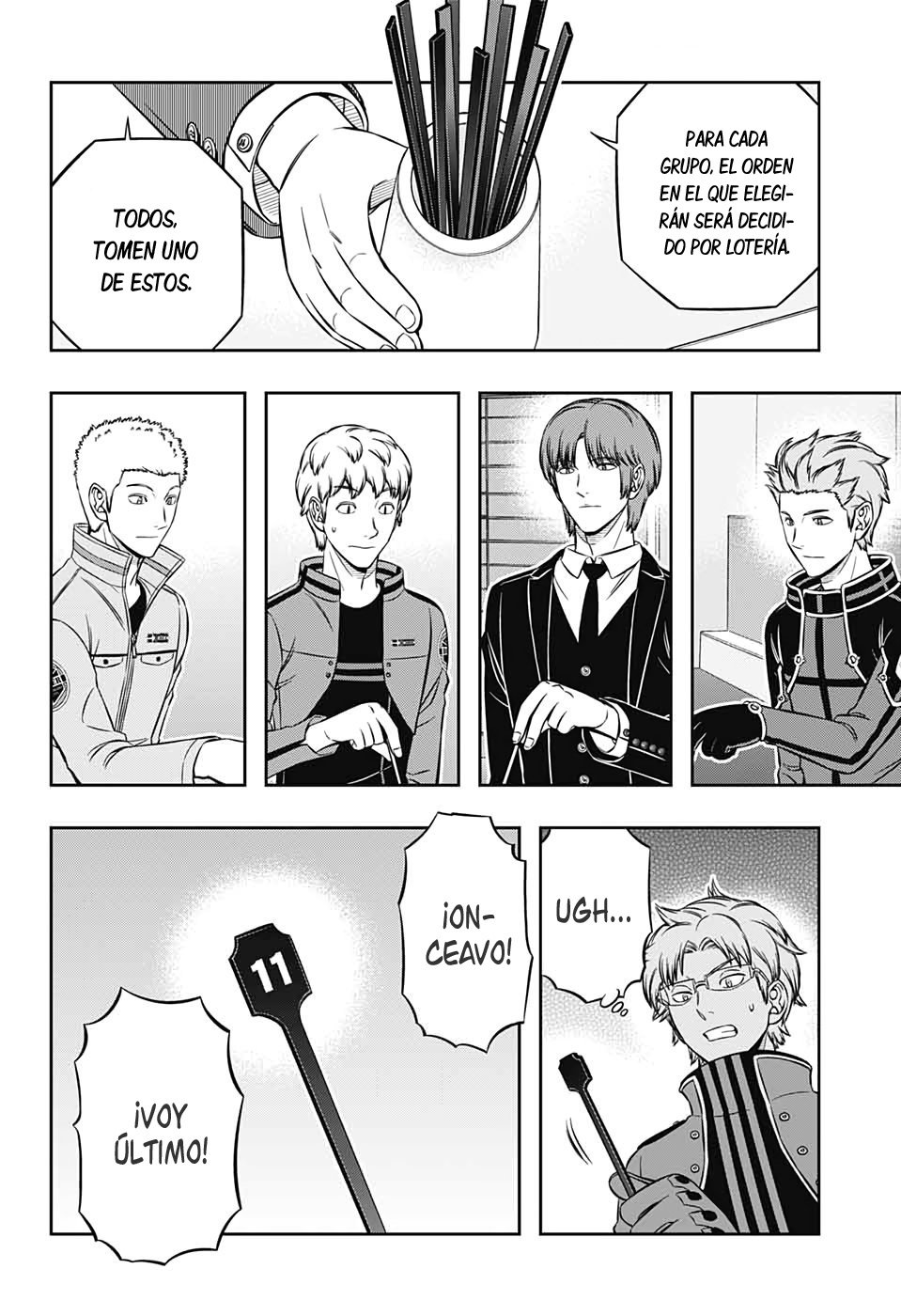 World Trigger Capitulo 204: La prueba de la misión expedicionaria: Parte 2. página 10