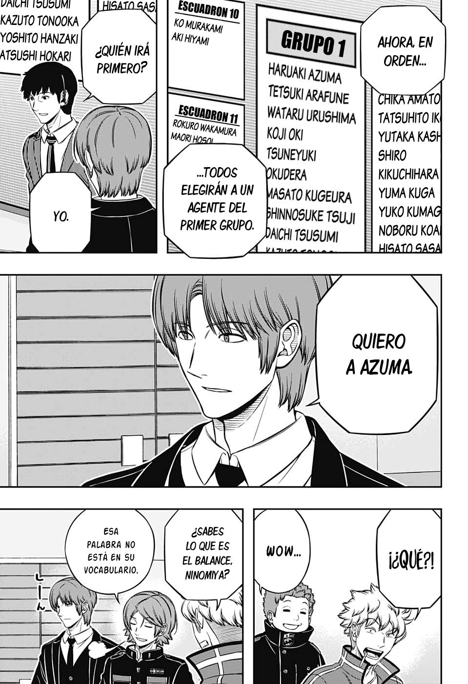 World Trigger Capitulo 204: La prueba de la misión expedicionaria: Parte 2. página 11