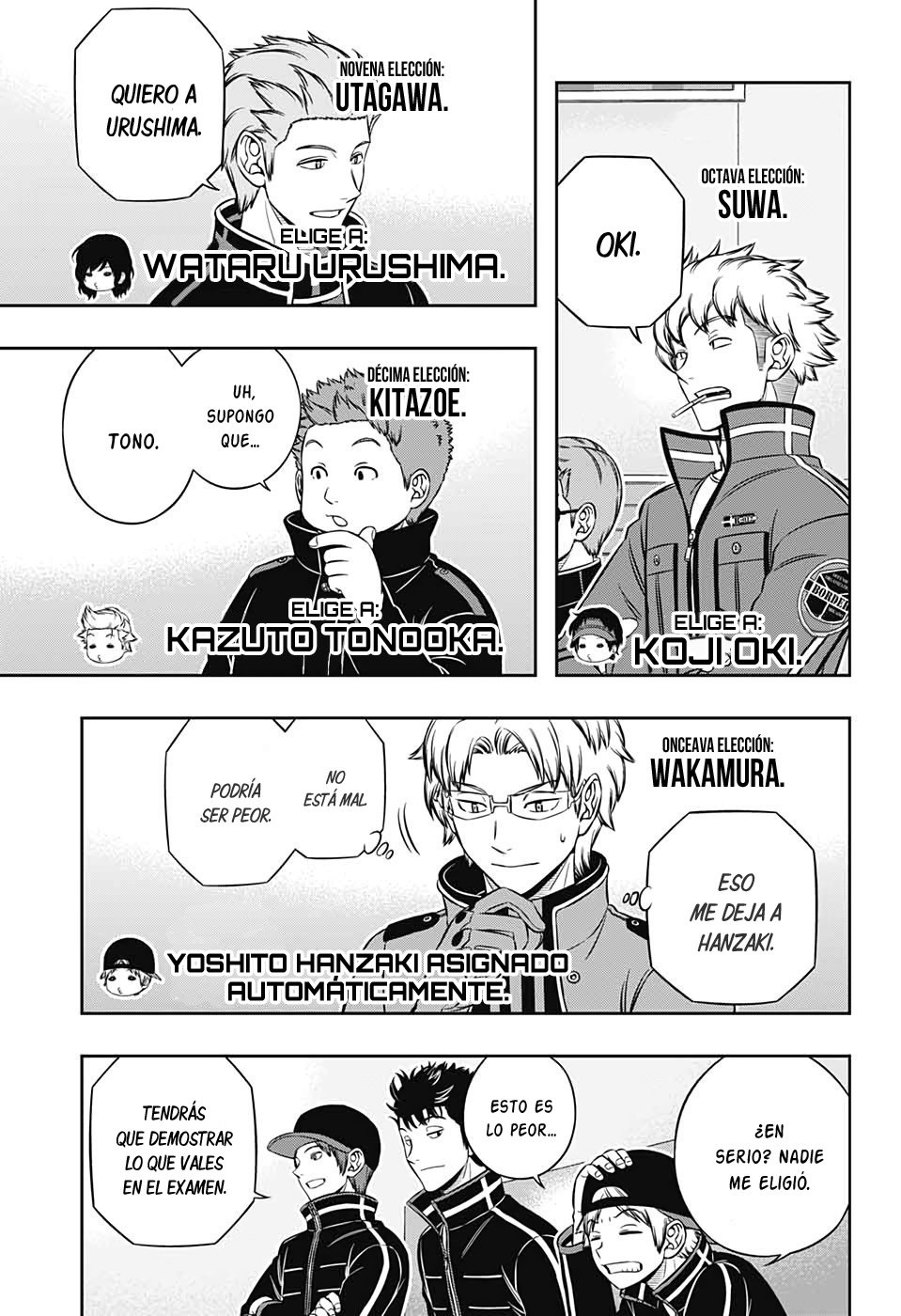 World Trigger Capitulo 204: La prueba de la misión expedicionaria: Parte 2. página 15