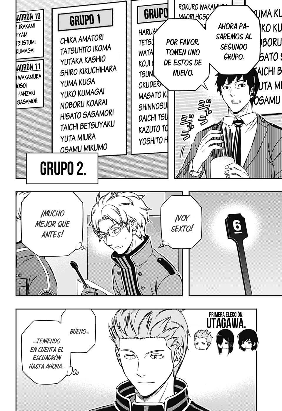 World Trigger Capitulo 204: La prueba de la misión expedicionaria: Parte 2. página 16