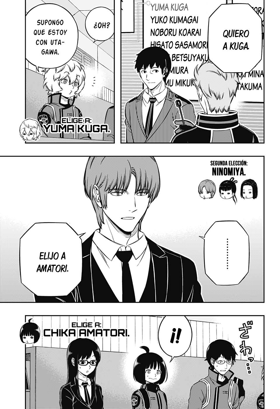 World Trigger Capitulo 204: La prueba de la misión expedicionaria: Parte 2. página 17