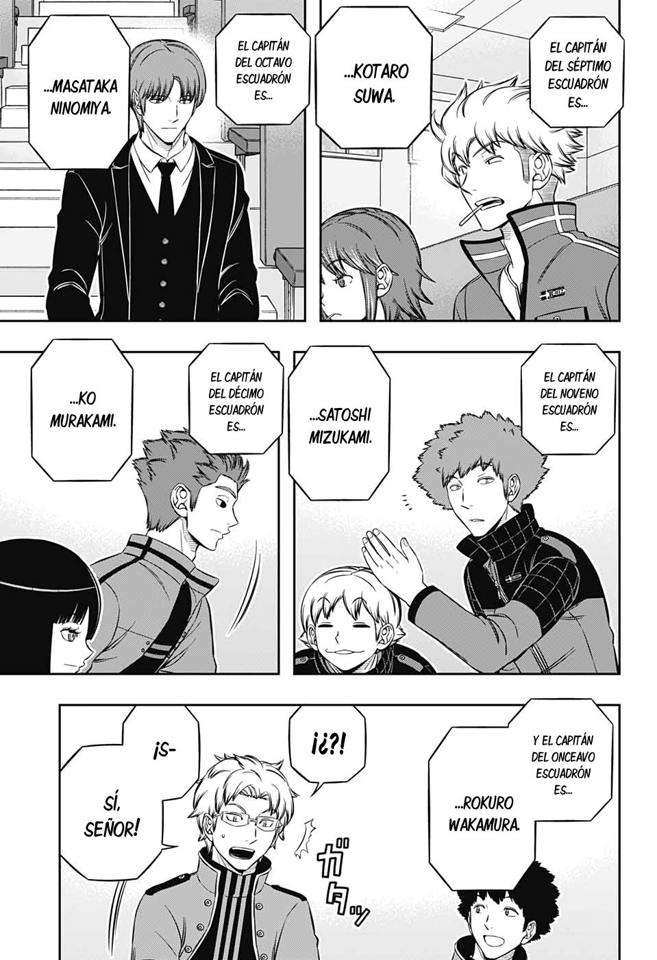 World Trigger Capitulo 204: La prueba de la misión expedicionaria: Parte 2. página 5