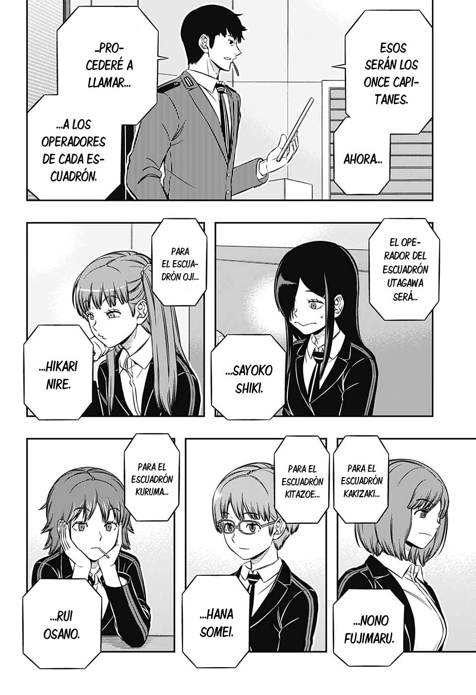 World Trigger Capitulo 204: La prueba de la misión expedicionaria: Parte 2. página 6