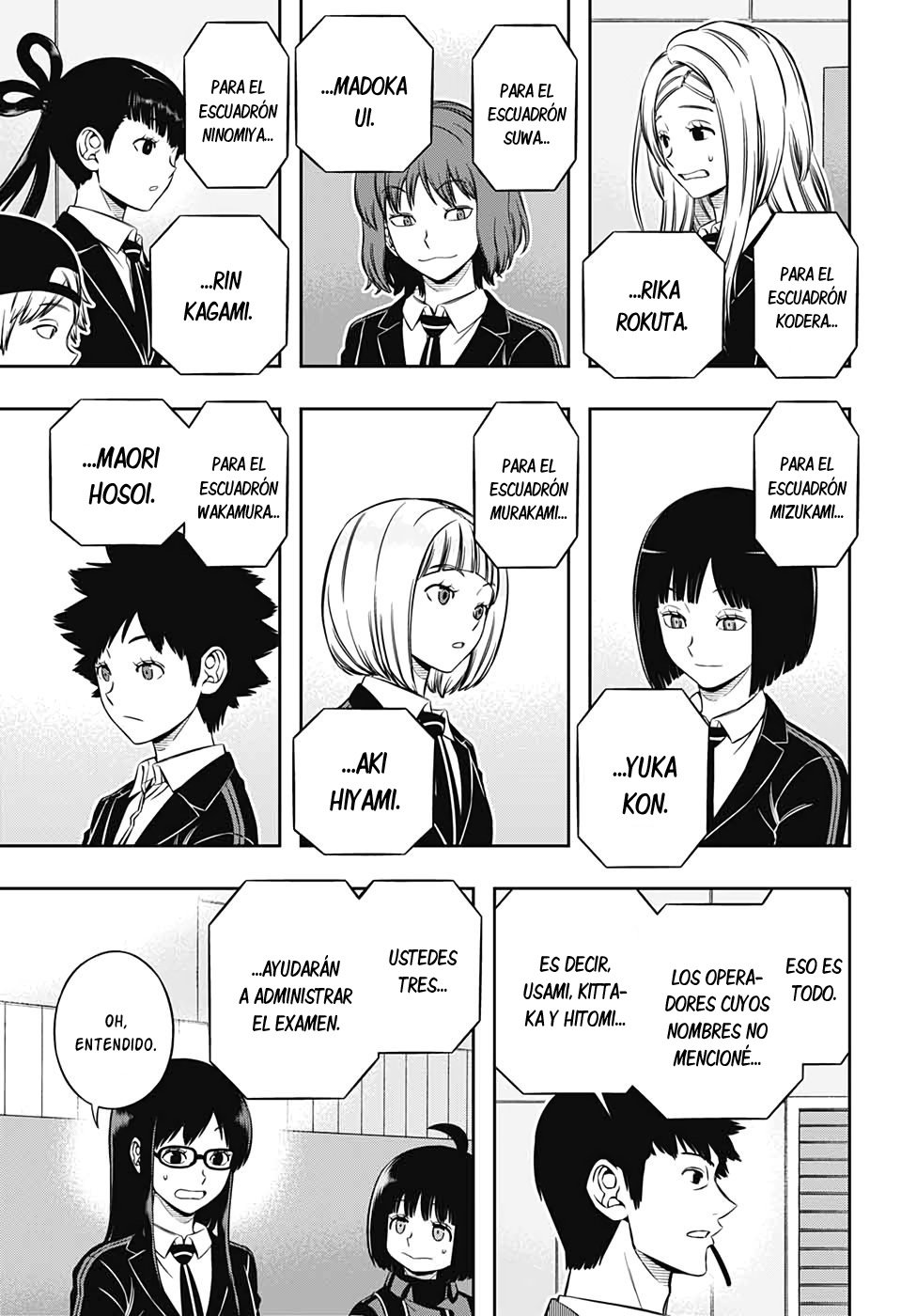 World Trigger Capitulo 204: La prueba de la misión expedicionaria: Parte 2. página 7