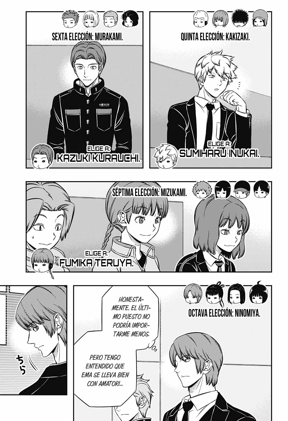 World Trigger Capitulo 205: La prueba de la selección expedicionaria: parte 3. página 10