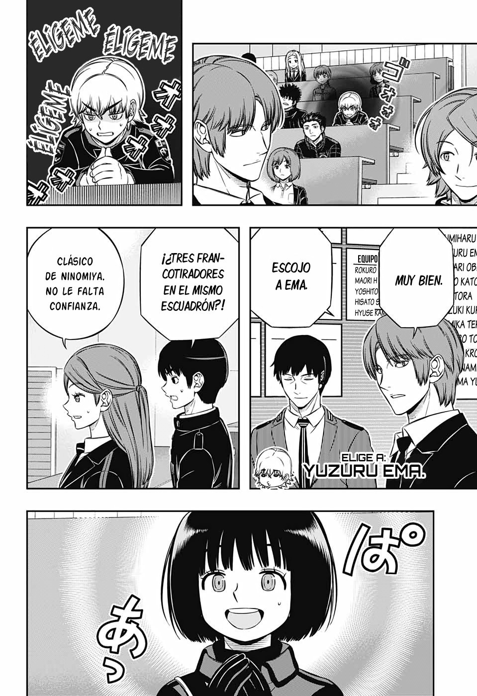 World Trigger Capitulo 205: La prueba de la selección expedicionaria: parte 3. página 11