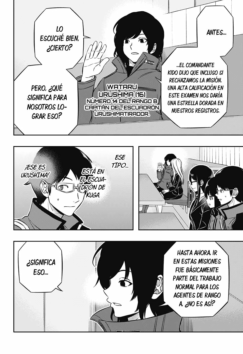 World Trigger Capitulo 205: La prueba de la selección expedicionaria: parte 3. página 15