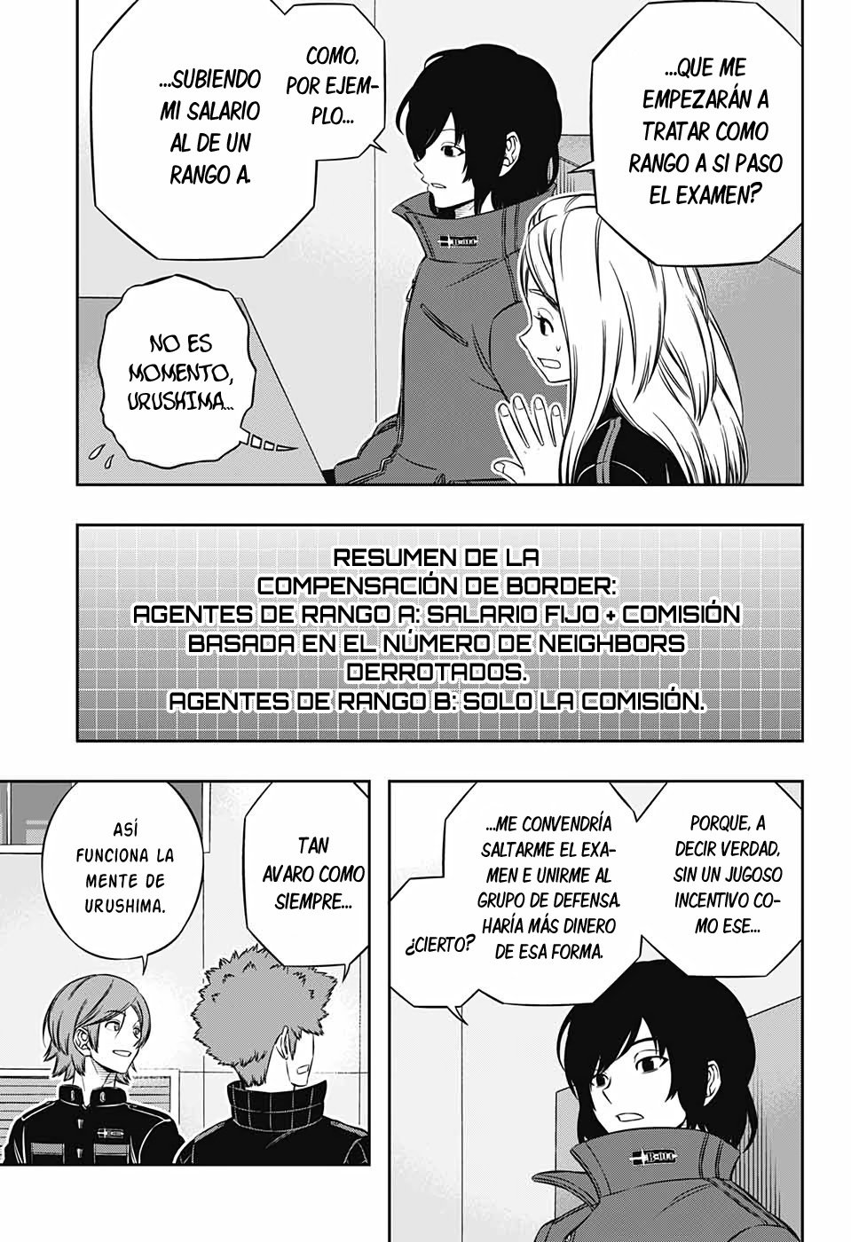 World Trigger Capitulo 205: La prueba de la selección expedicionaria: parte 3. página 16