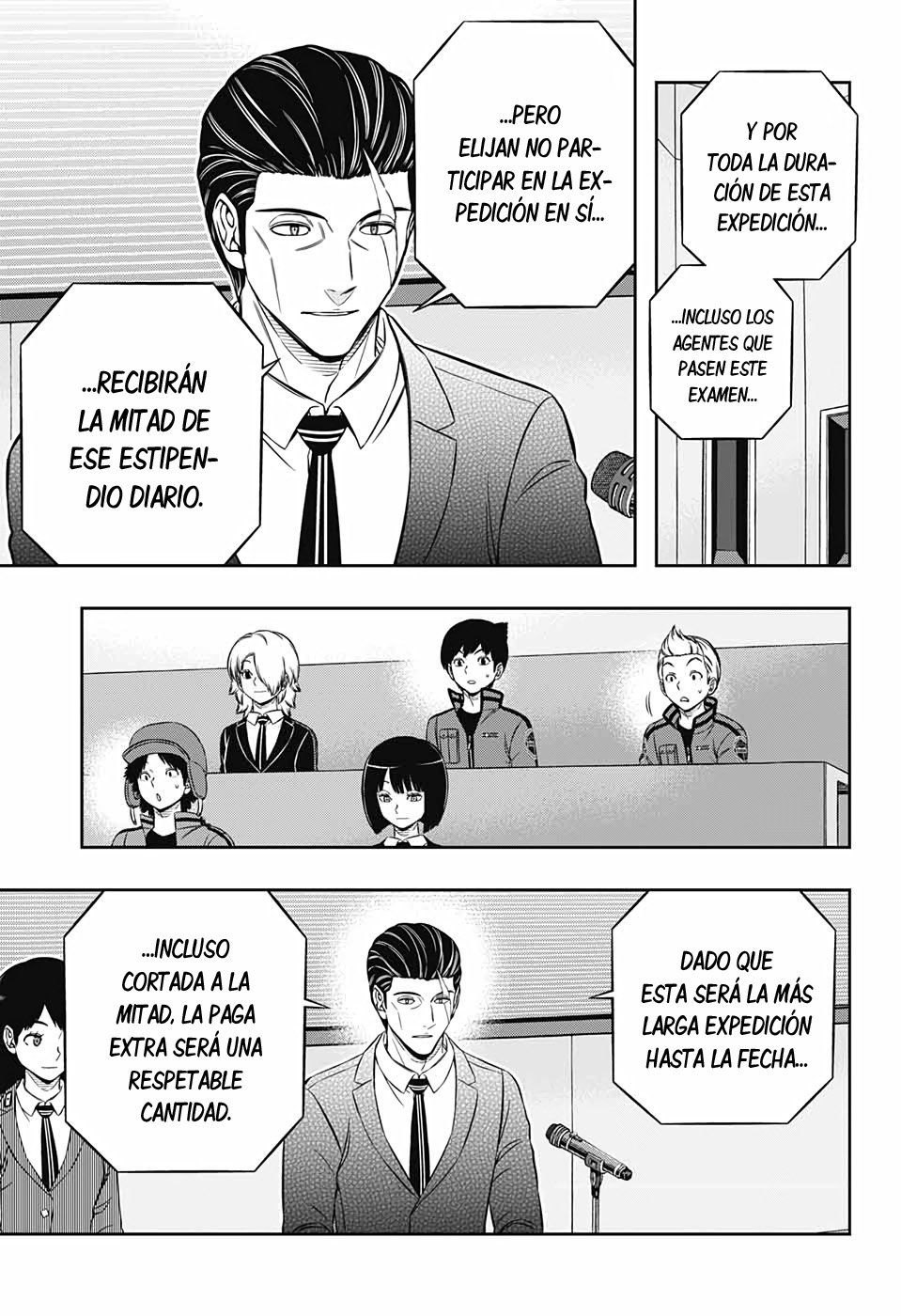 World Trigger Capitulo 205: La prueba de la selección expedicionaria: parte 3. página 18
