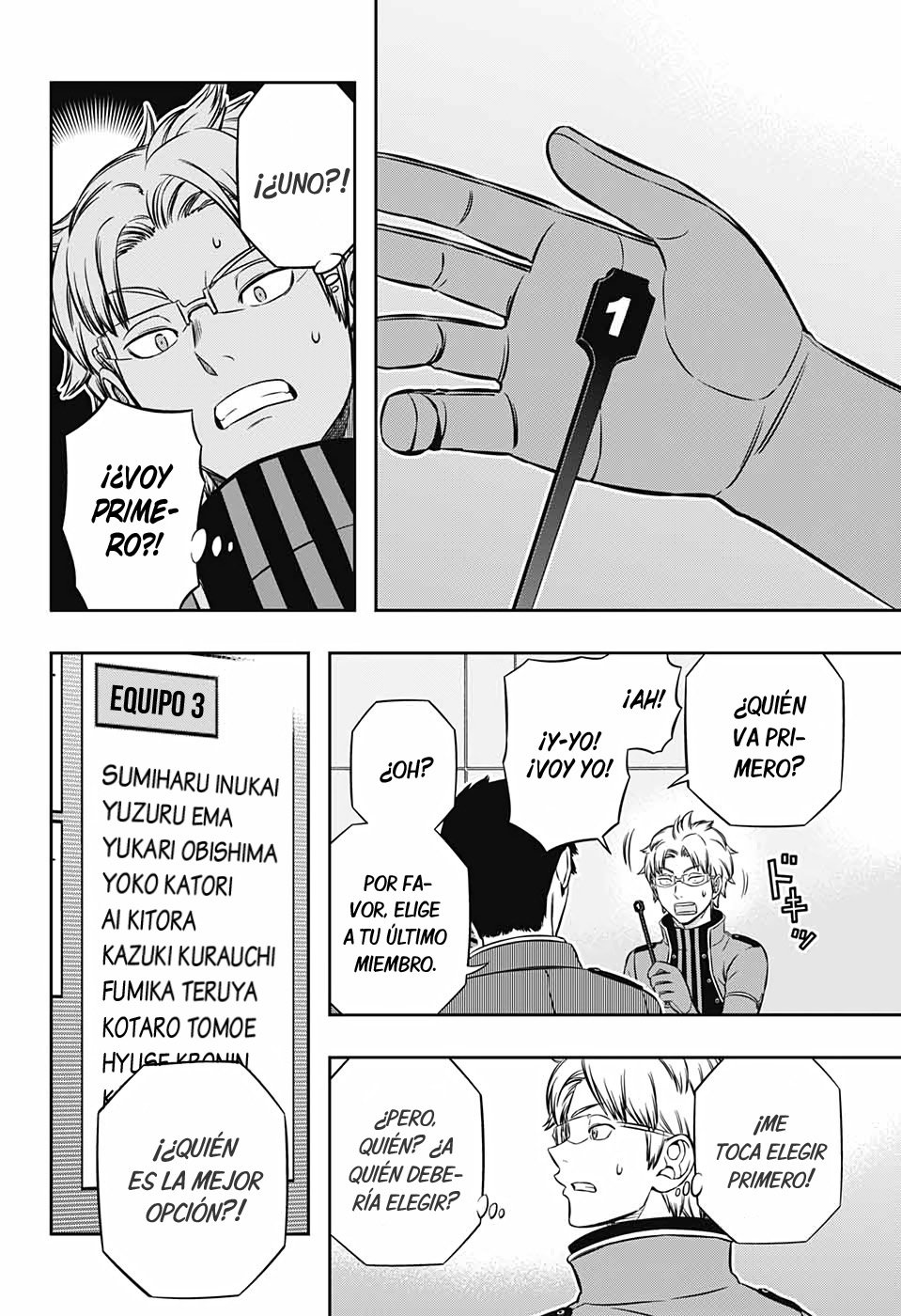 World Trigger Capitulo 205: La prueba de la selección expedicionaria: parte 3. página 5
