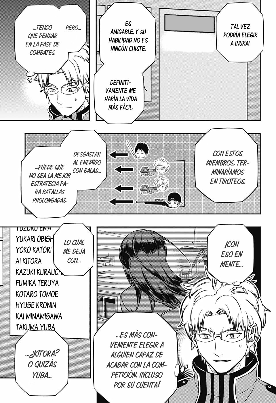 World Trigger Capitulo 205: La prueba de la selección expedicionaria: parte 3. página 6