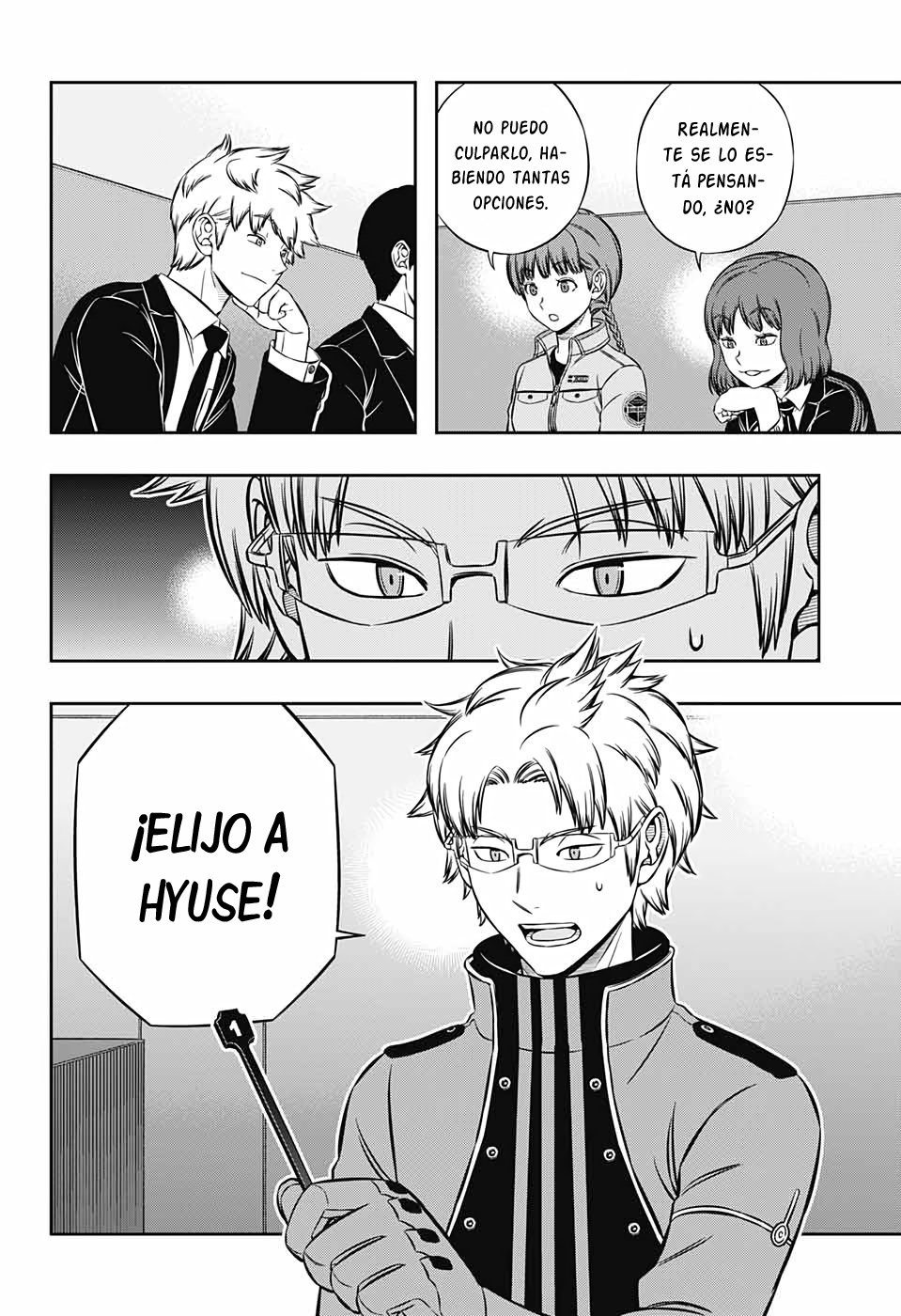 World Trigger Capitulo 205: La prueba de la selección expedicionaria: parte 3. página 7