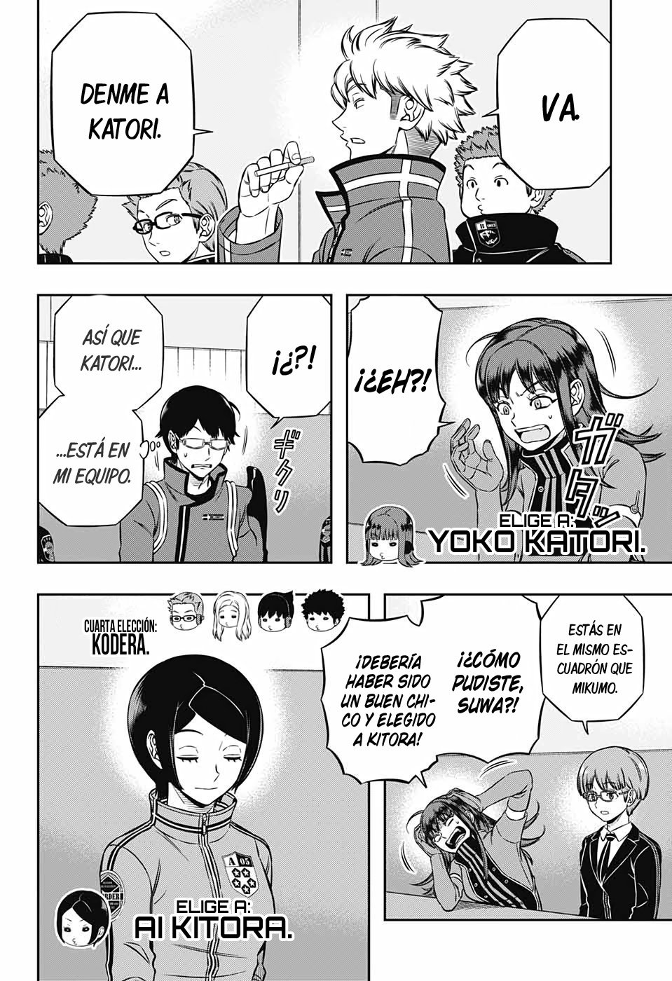 World Trigger Capitulo 205: La prueba de la selección expedicionaria: parte 3. página 9