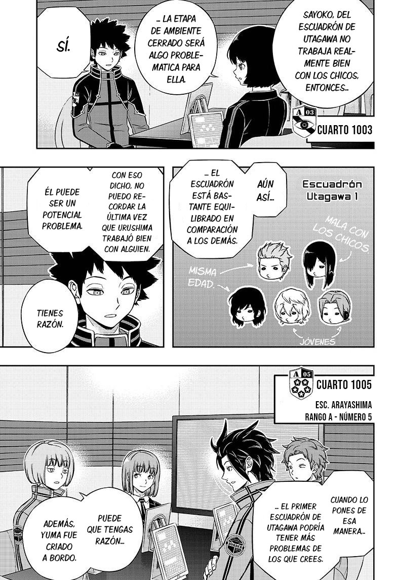 World Trigger Capitulo 206: La prueba de la selección expedicionaria: parte 4. página 10