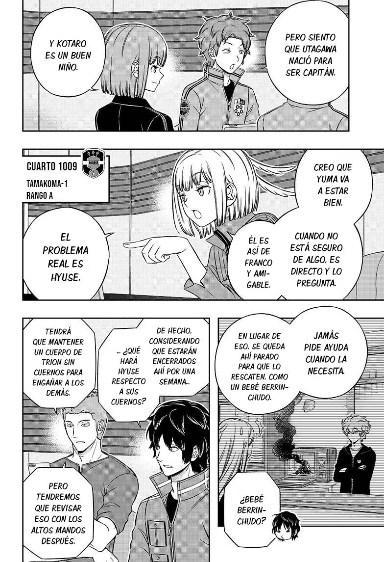 World Trigger Capitulo 206: La prueba de la selección expedicionaria: parte 4. página 11