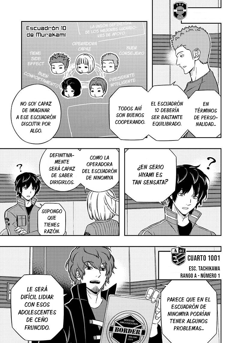 World Trigger Capitulo 206: La prueba de la selección expedicionaria: parte 4. página 16