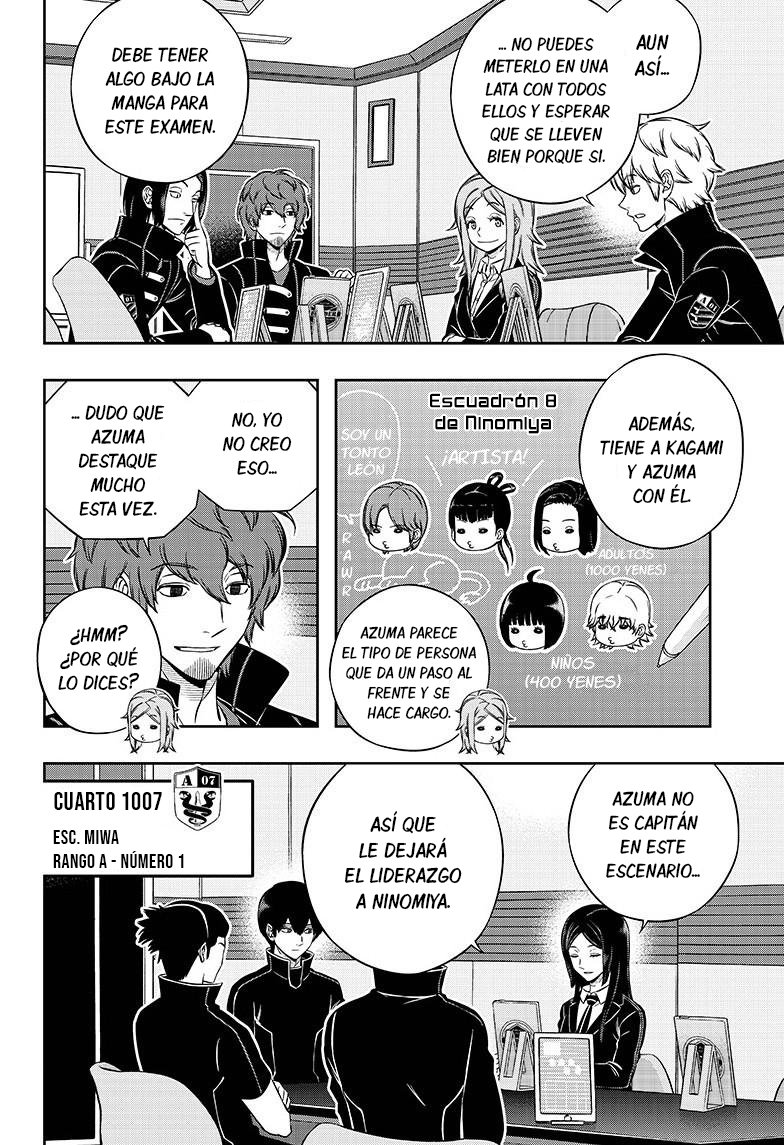World Trigger Capitulo 206: La prueba de la selección expedicionaria: parte 4. página 17