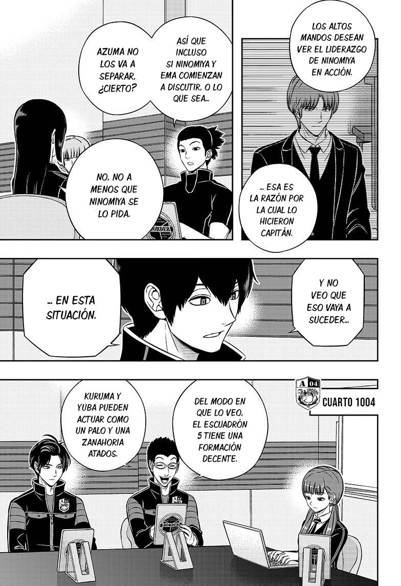 World Trigger Capitulo 206: La prueba de la selección expedicionaria: parte 4. página 18