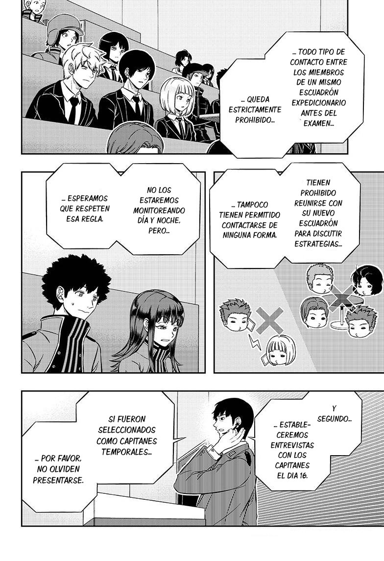World Trigger Capitulo 206: La prueba de la selección expedicionaria: parte 4. página 3
