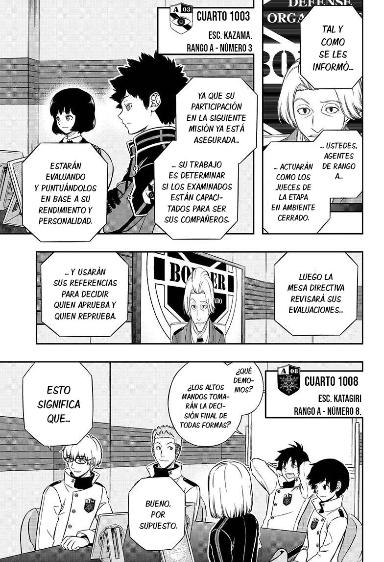 World Trigger Capitulo 206: La prueba de la selección expedicionaria: parte 4. página 6