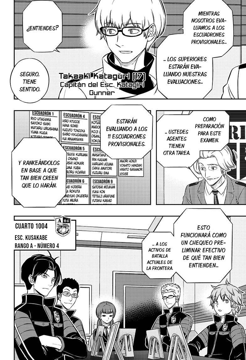 World Trigger Capitulo 206: La prueba de la selección expedicionaria: parte 4. página 7