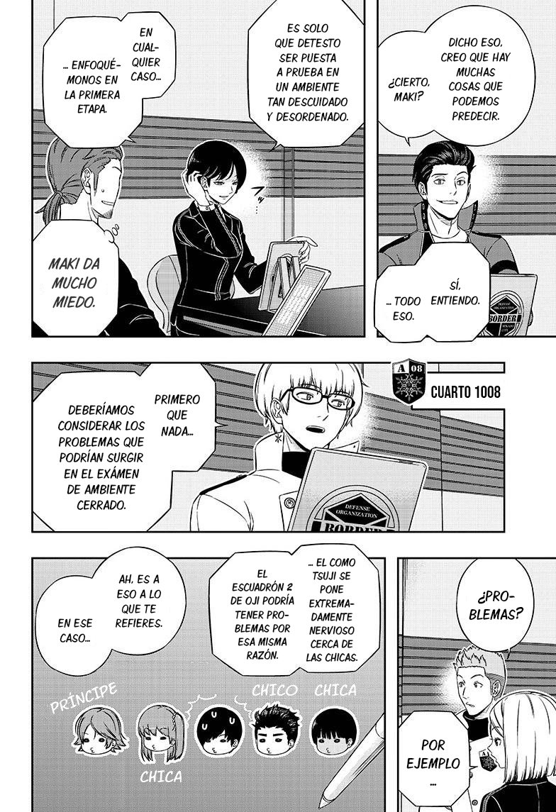 World Trigger Capitulo 206: La prueba de la selección expedicionaria: parte 4. página 9