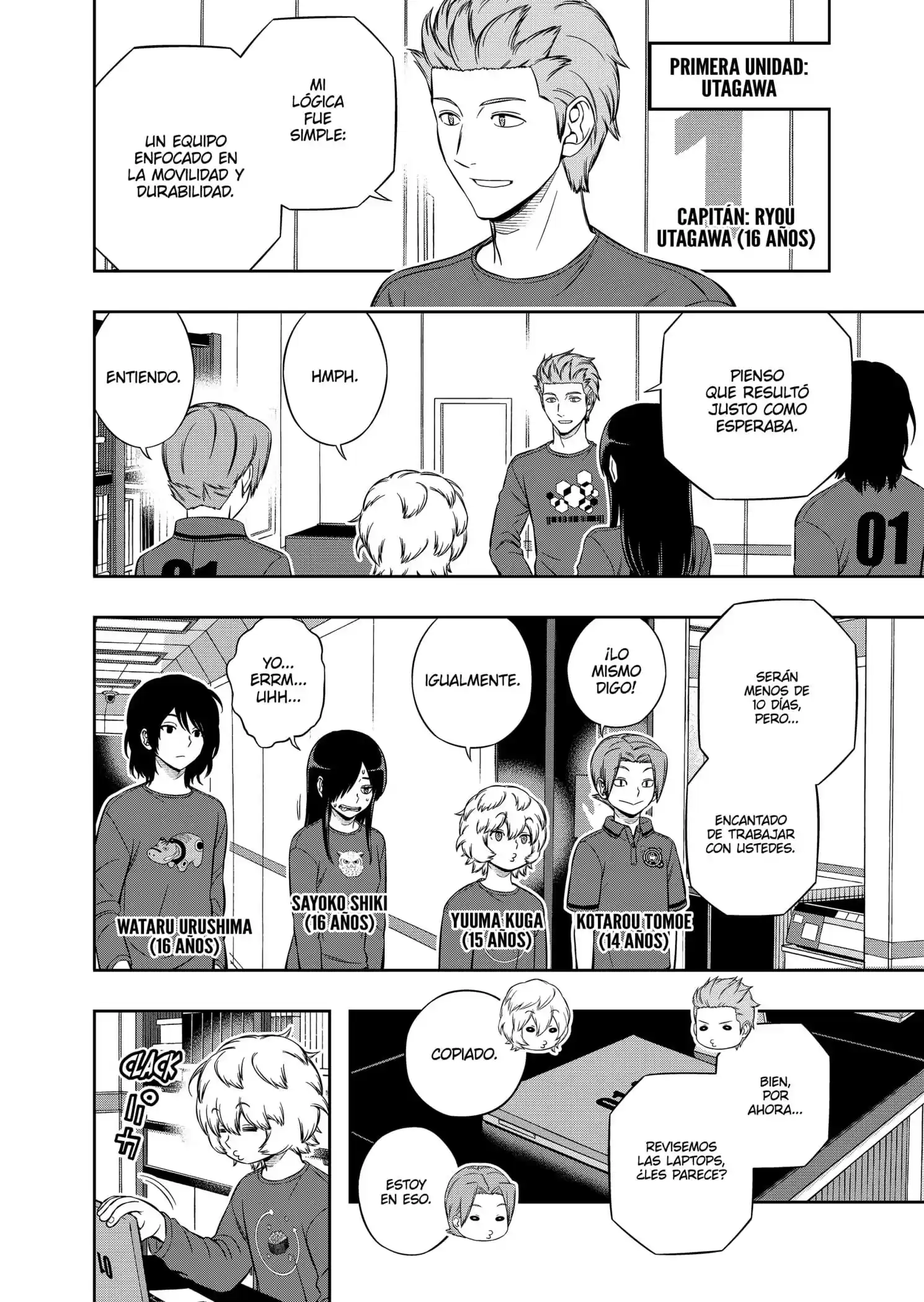 World Trigger Capitulo 207: Prueba para la selección de la expedición parte 5 página 14