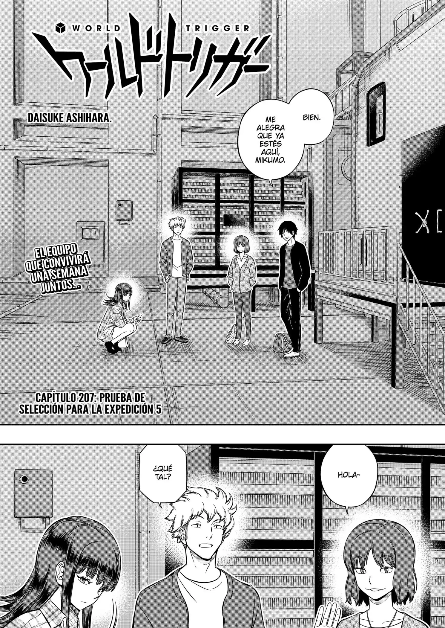 World Trigger Capitulo 207: Prueba para la selección de la expedición parte 5 página 3