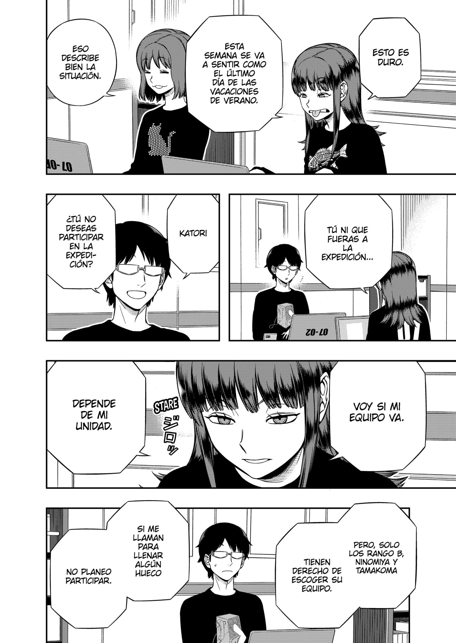 World Trigger Capitulo 208: Prueba para la selección de la expedición parte 6 página 12