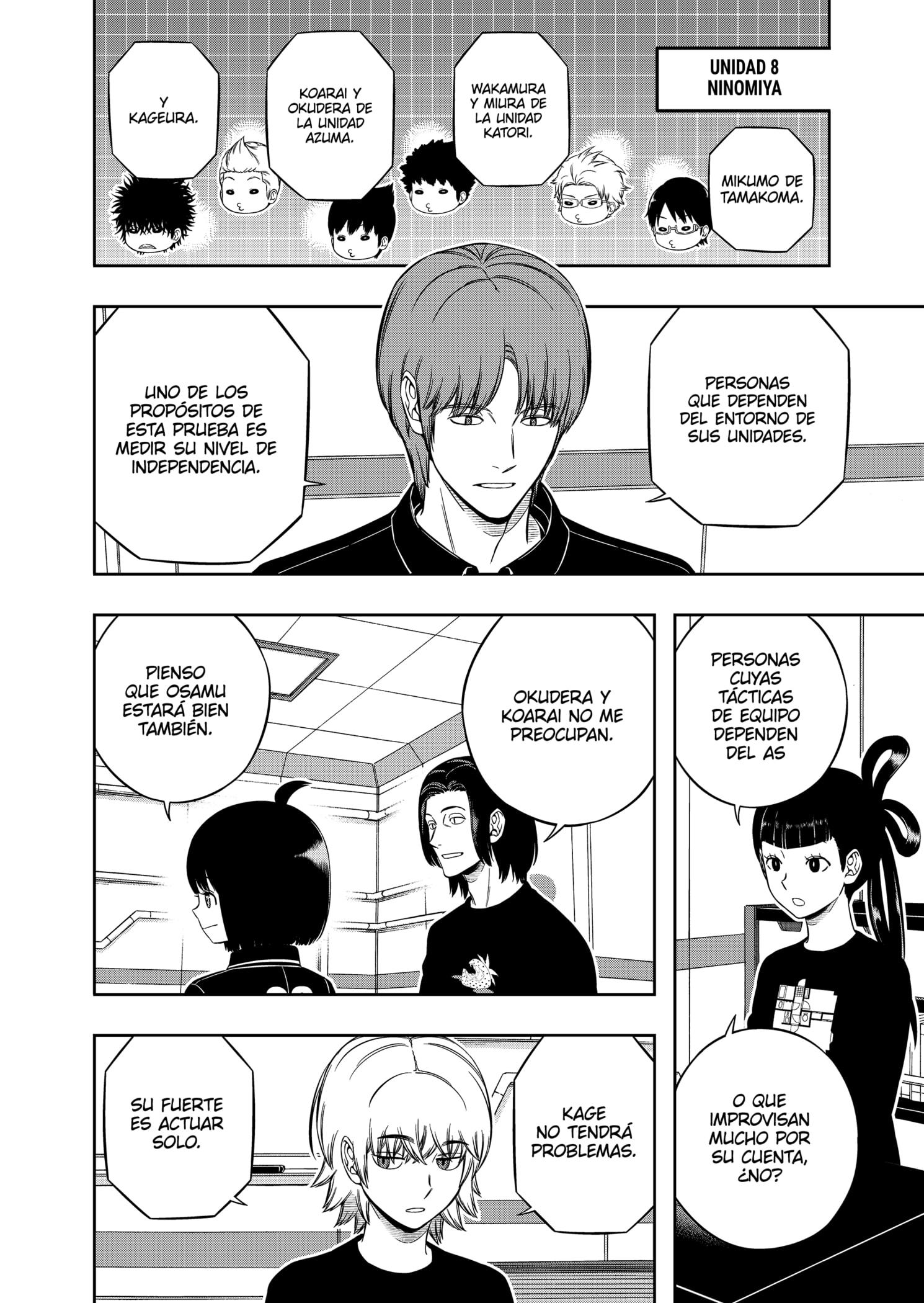 World Trigger Capitulo 209: Prueba para la selección de la expedición parte 7 página 12