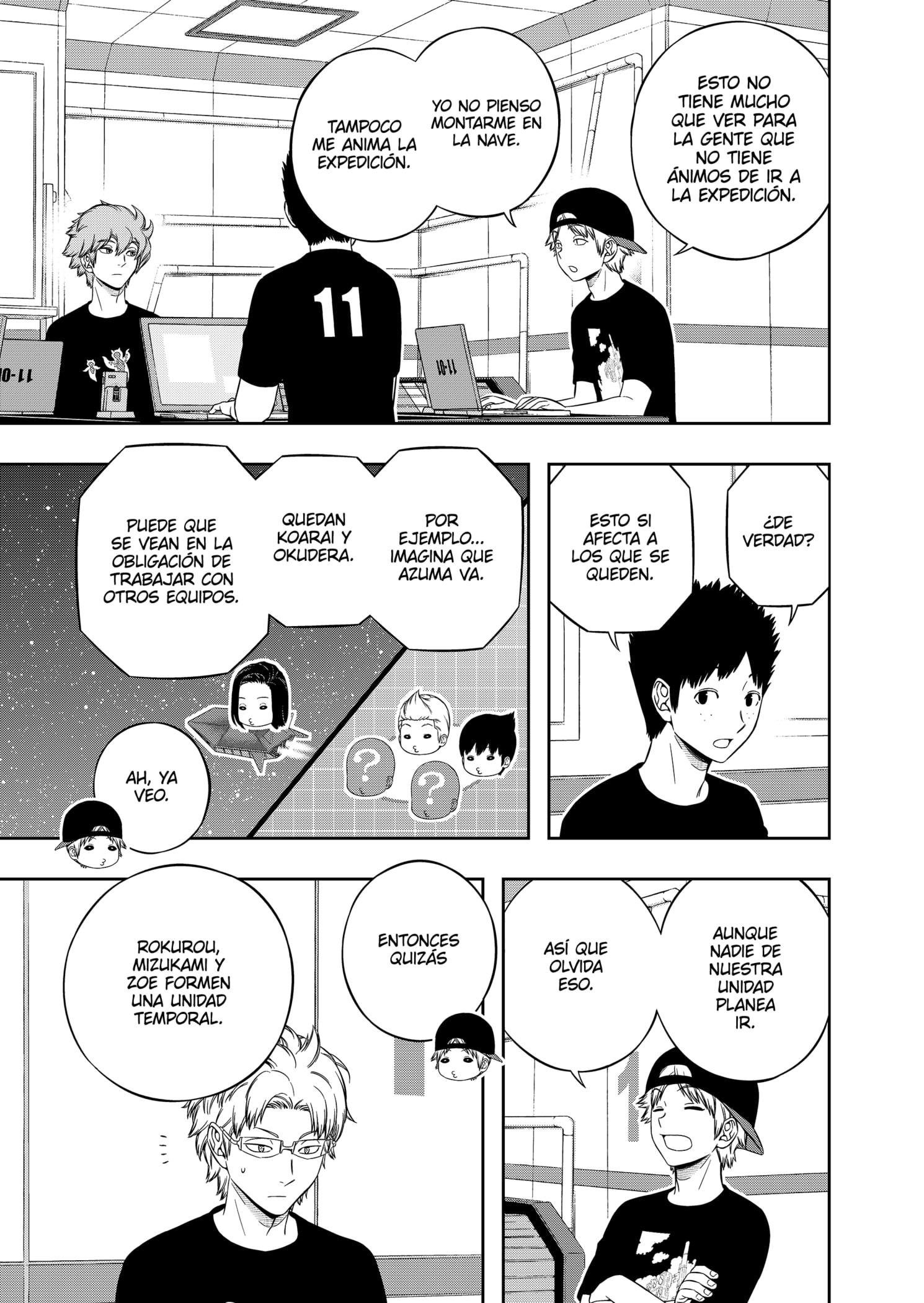 World Trigger Capitulo 209: Prueba para la selección de la expedición parte 7 página 7