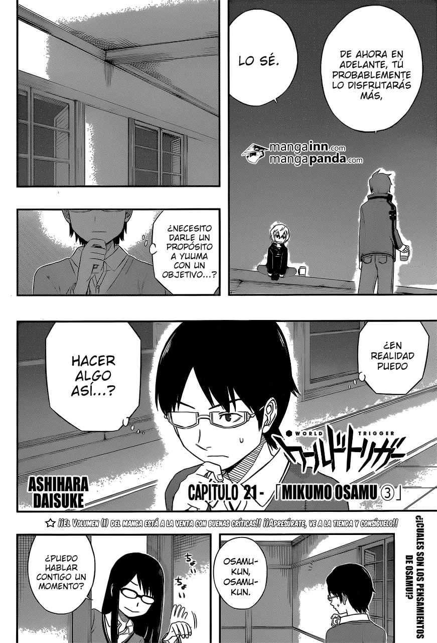 World Trigger Capitulo 21: Osamu Mikumo (3) página 3