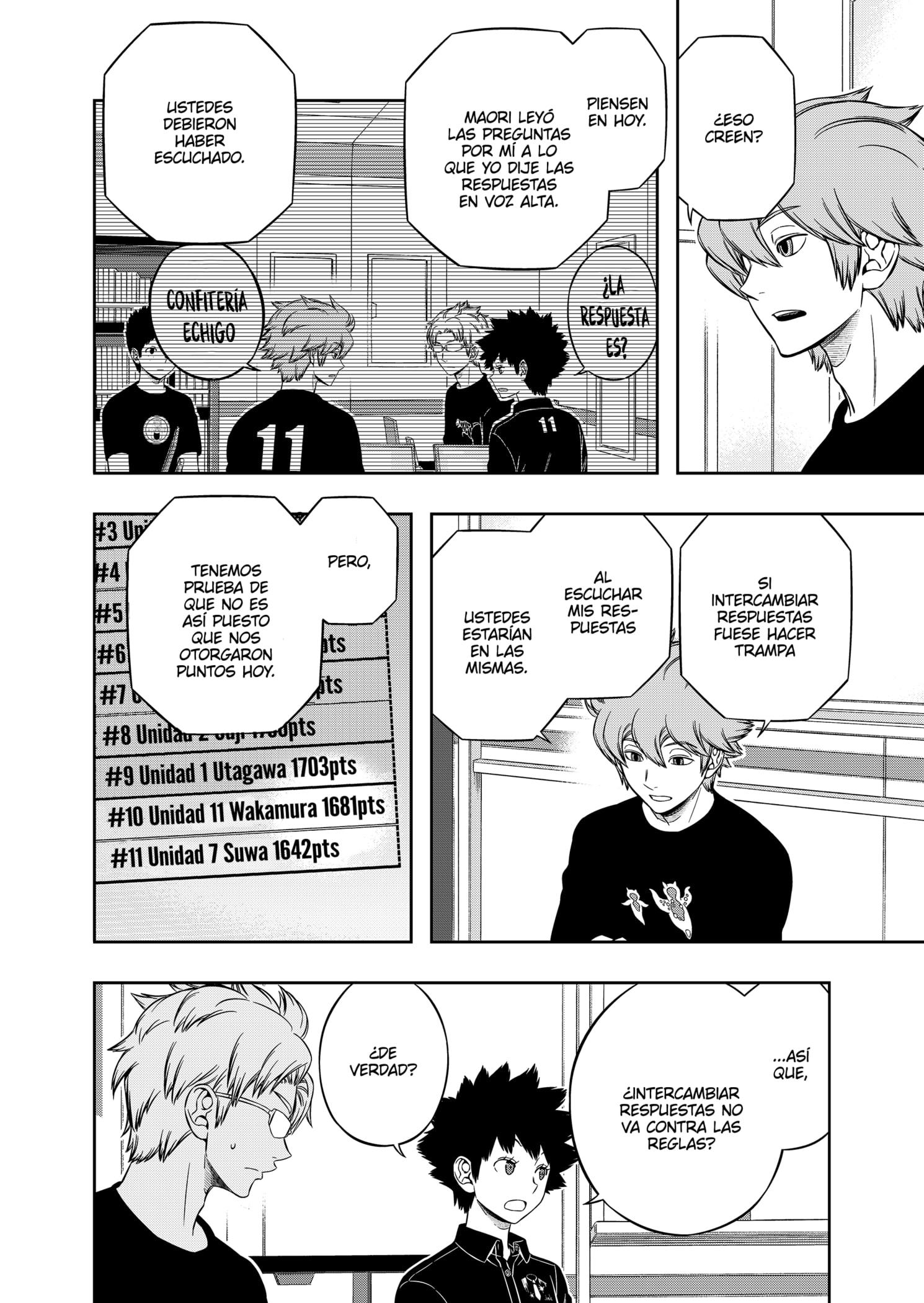 World Trigger Capitulo 211: prueba para la selección de la expedición parte 9 página 10