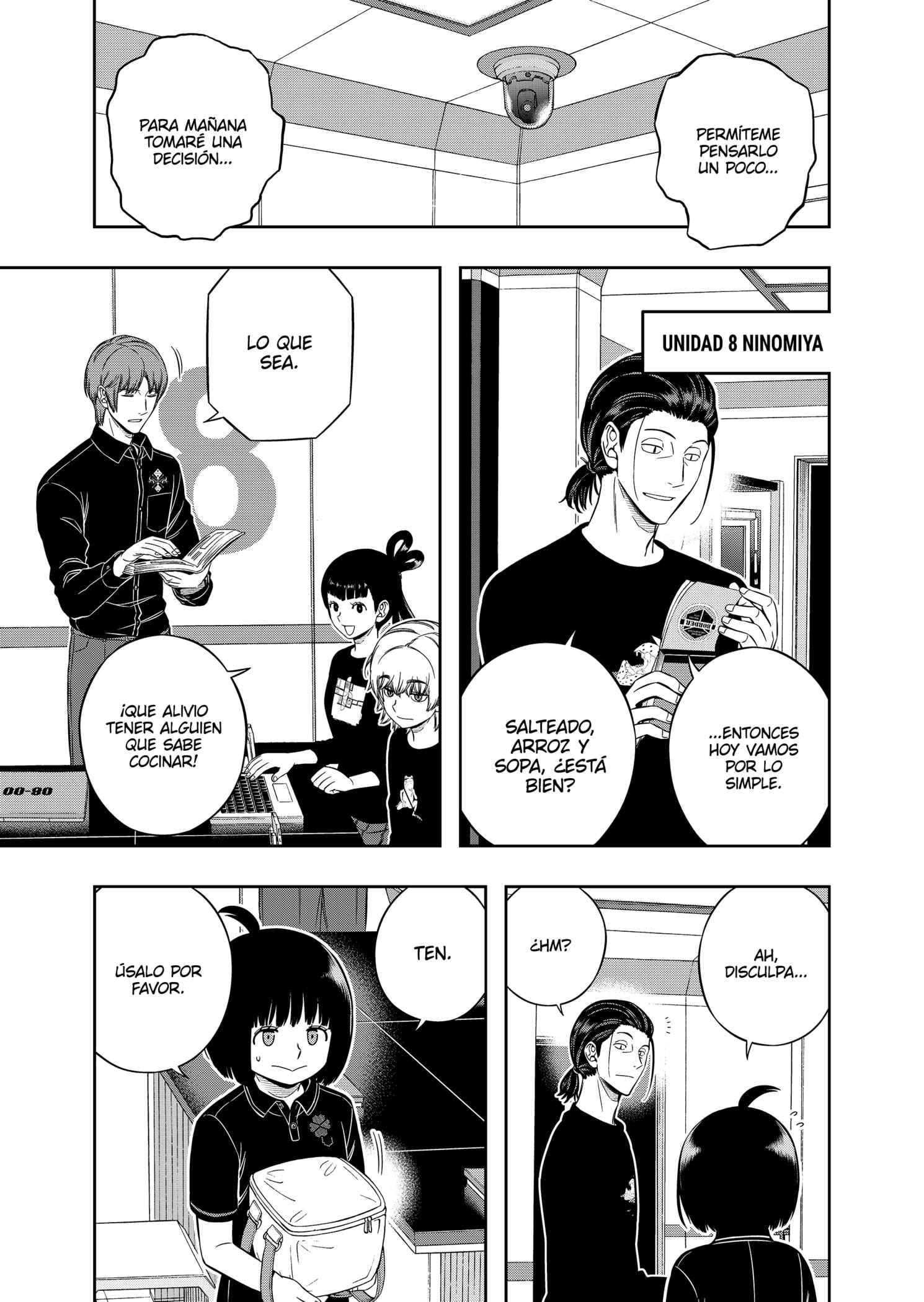 World Trigger Capitulo 211: prueba para la selección de la expedición parte 9 página 13