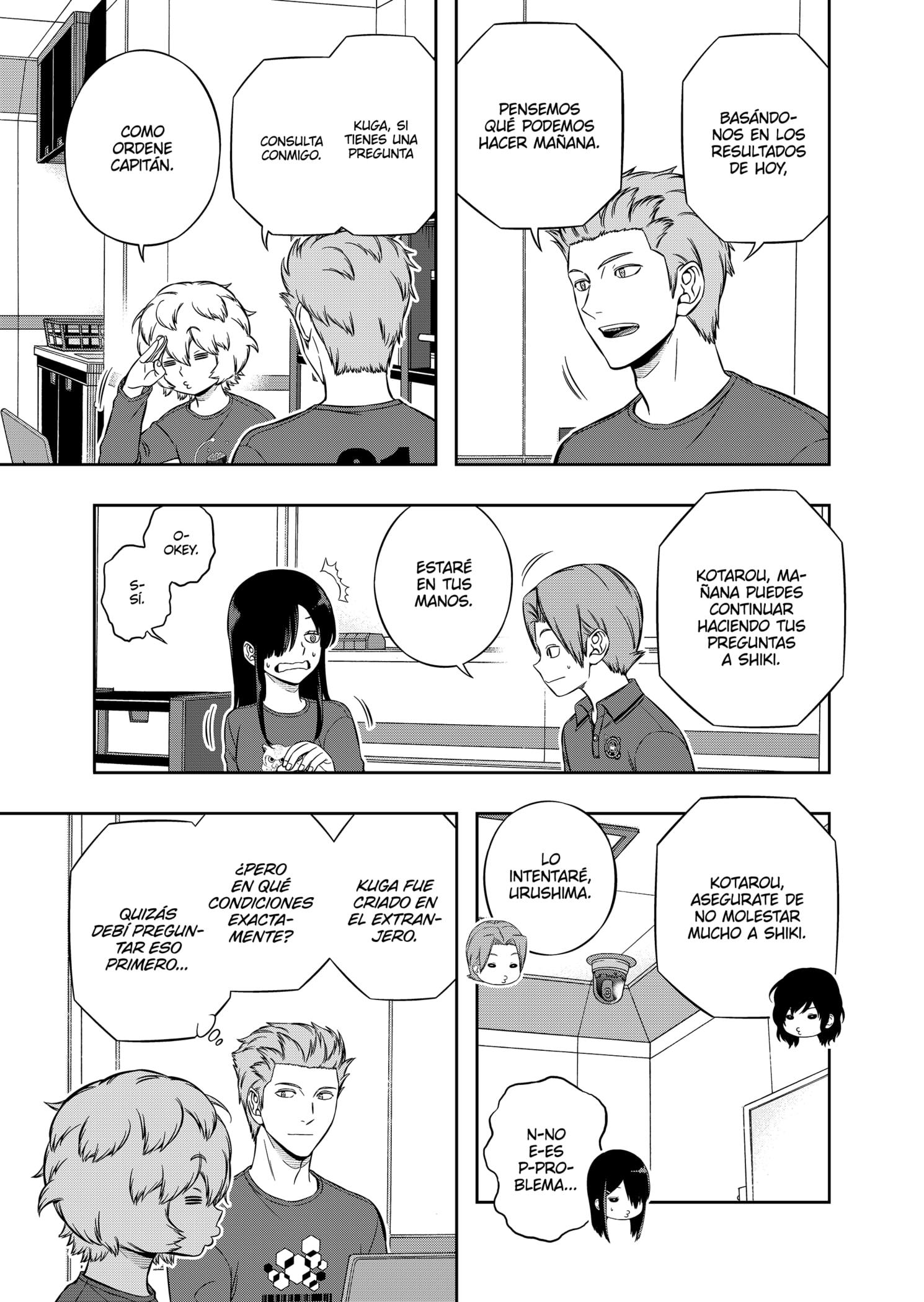World Trigger Capitulo 211: prueba para la selección de la expedición parte 9 página 5