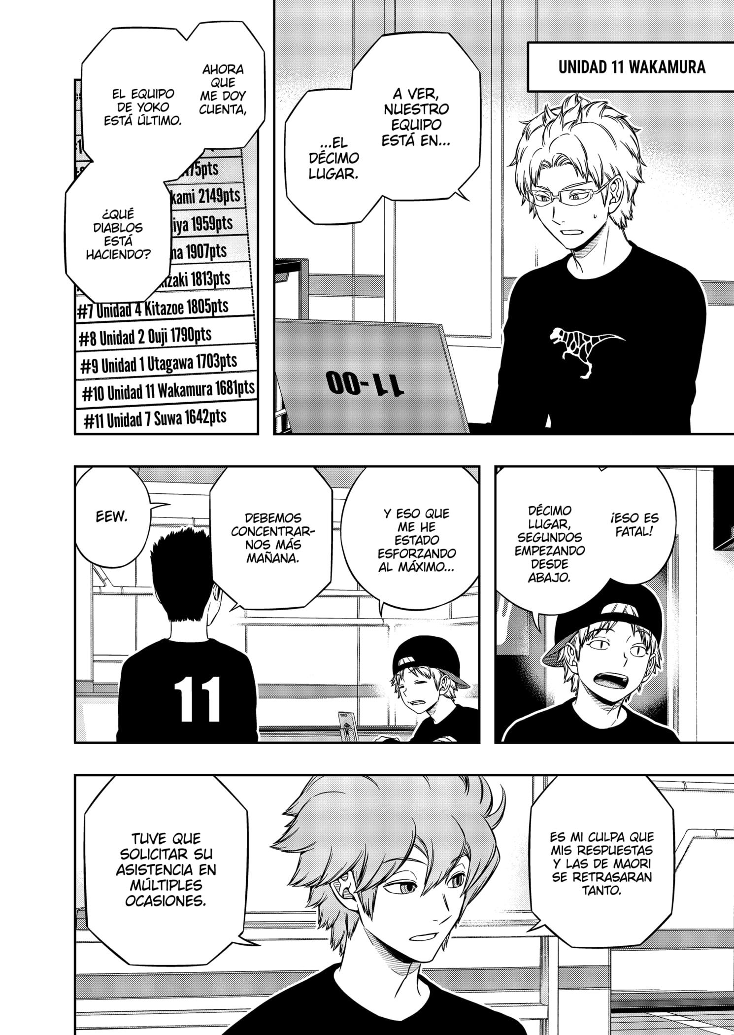 World Trigger Capitulo 211: prueba para la selección de la expedición parte 9 página 6