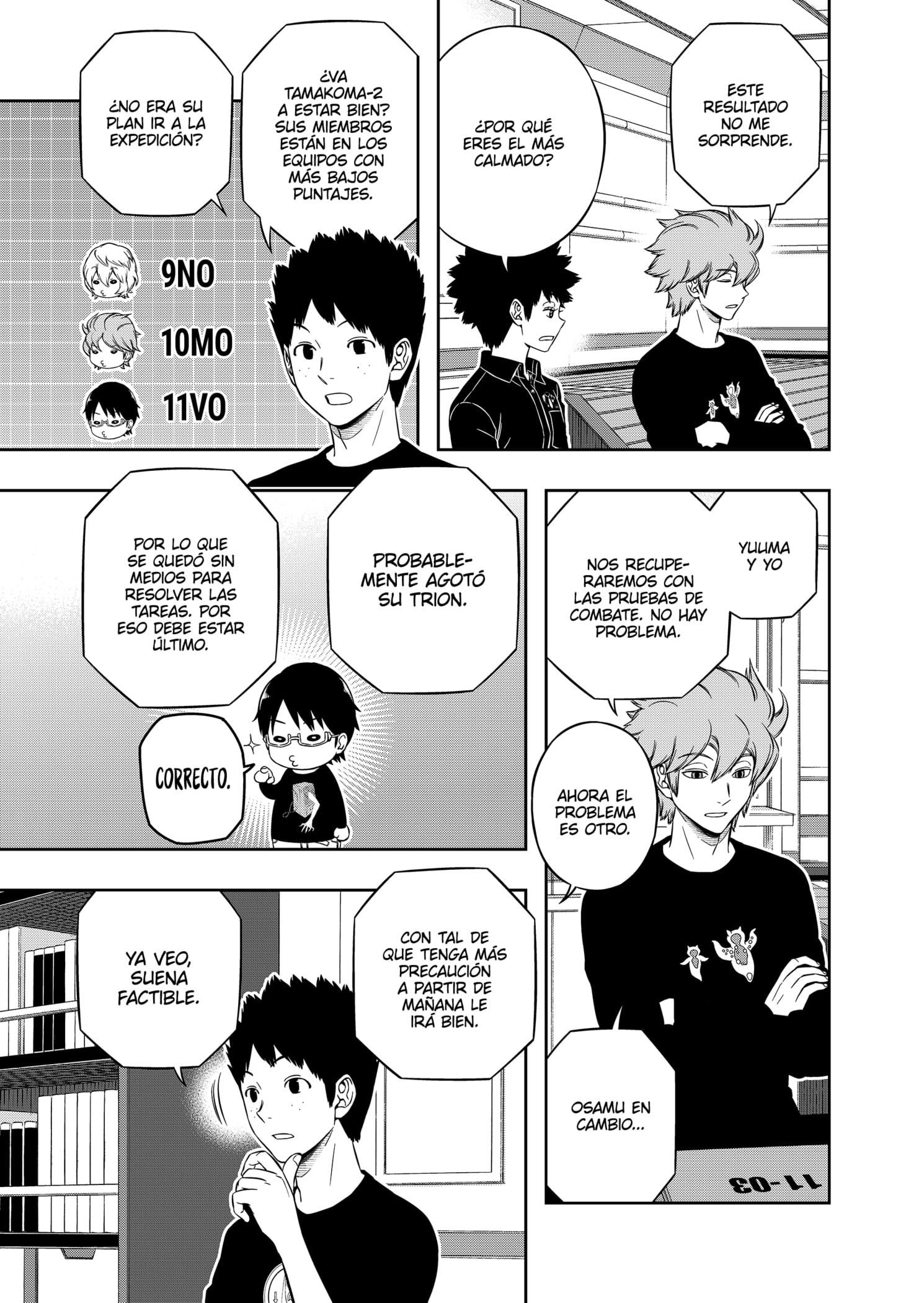 World Trigger Capitulo 211: prueba para la selección de la expedición parte 9 página 7