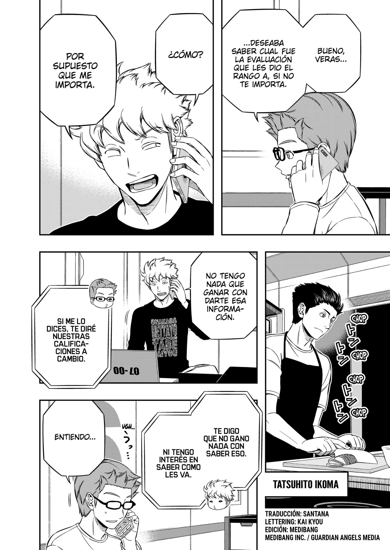 World Trigger Capitulo 212: Prueba para la selección de la expedición parte 10 página 2