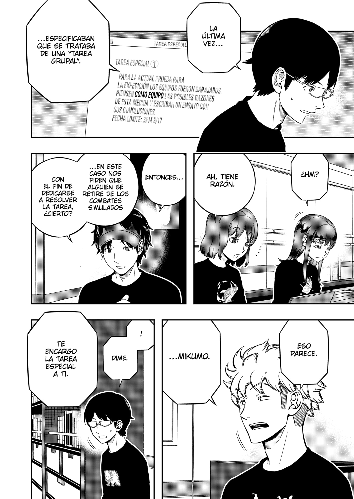 World Trigger Capitulo 218 página 4